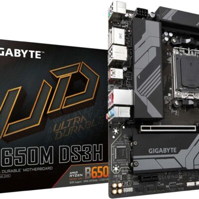 GIGABYTE Motherboard AMD B650 Chipset for AMD AM5; 4x Dual DDR5; 2x M2; 1x HDMI 2x DP.