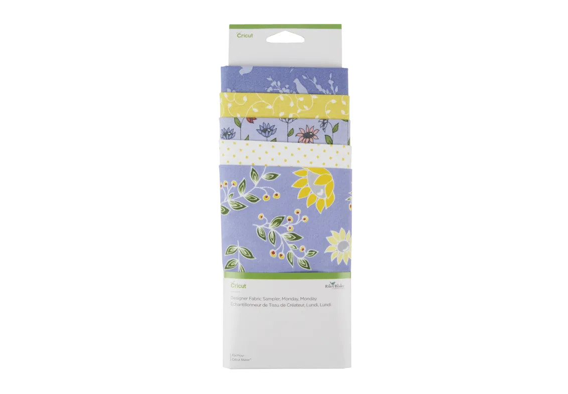 2005171-cricut Designer Fabric Sampler Monday Mon - Image 2