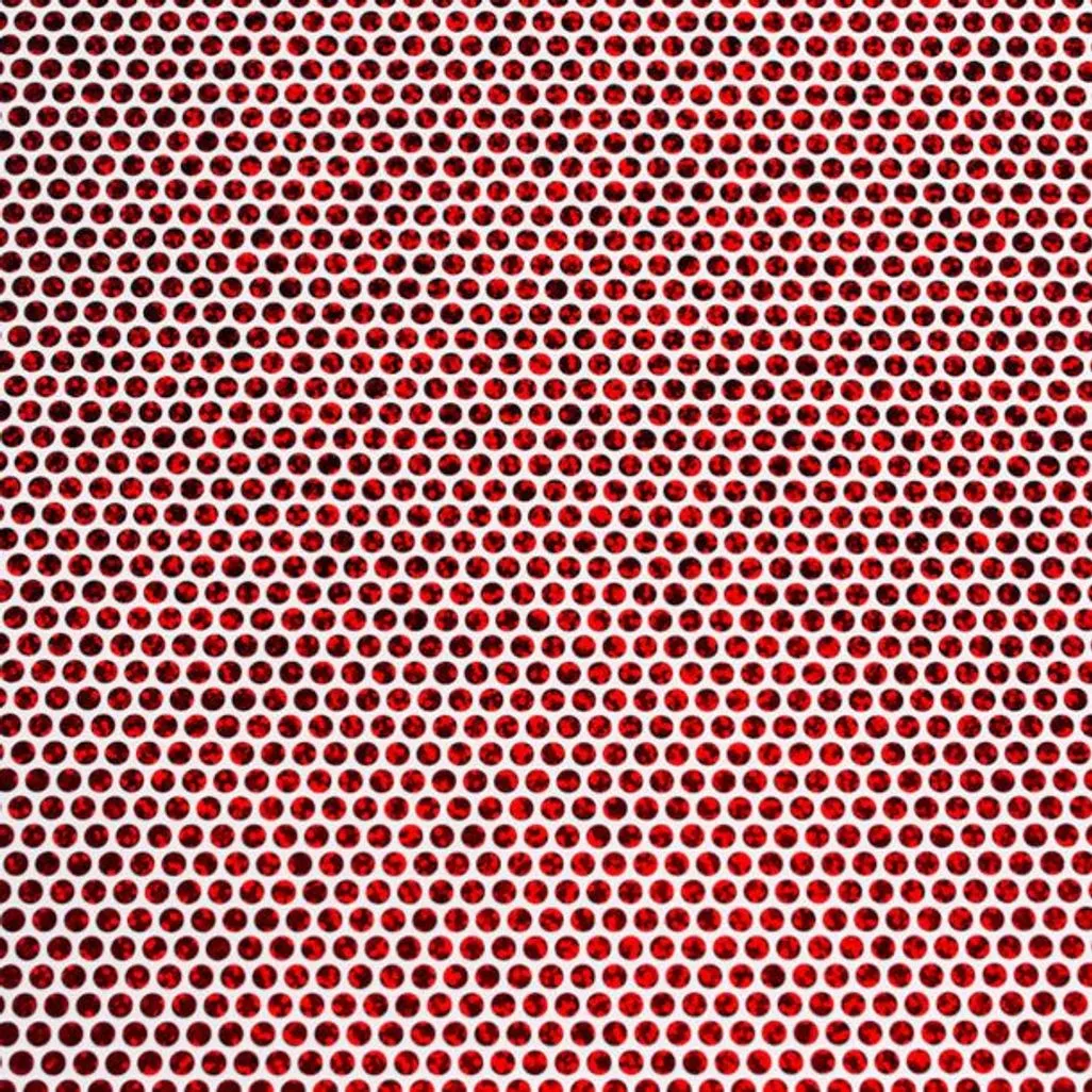 2006982 Cricut holo Sparkle Iron-On 12x24'' (Mosaic Circles Red) - Image 2
