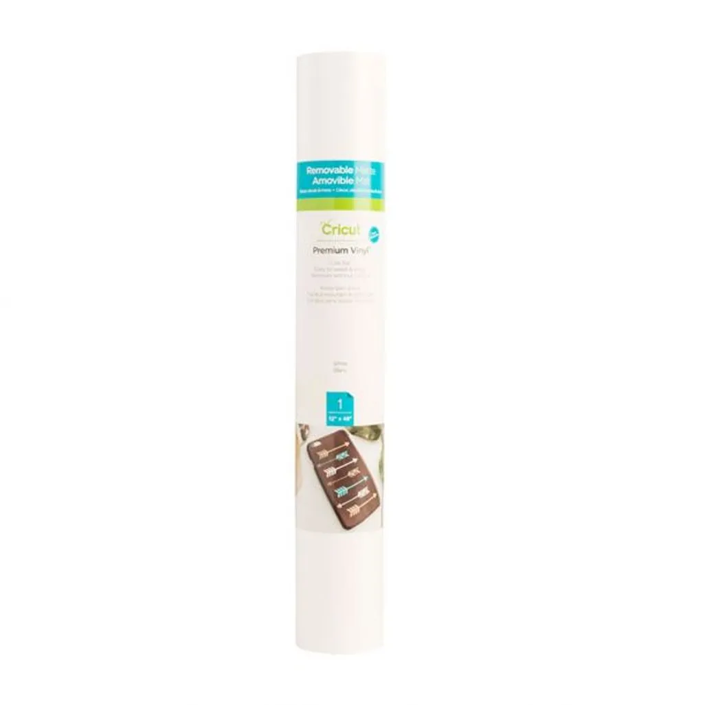 2004297 Cricut Premium Vinyl Removable 30.5 cm x 122 cm (White) - Image 2