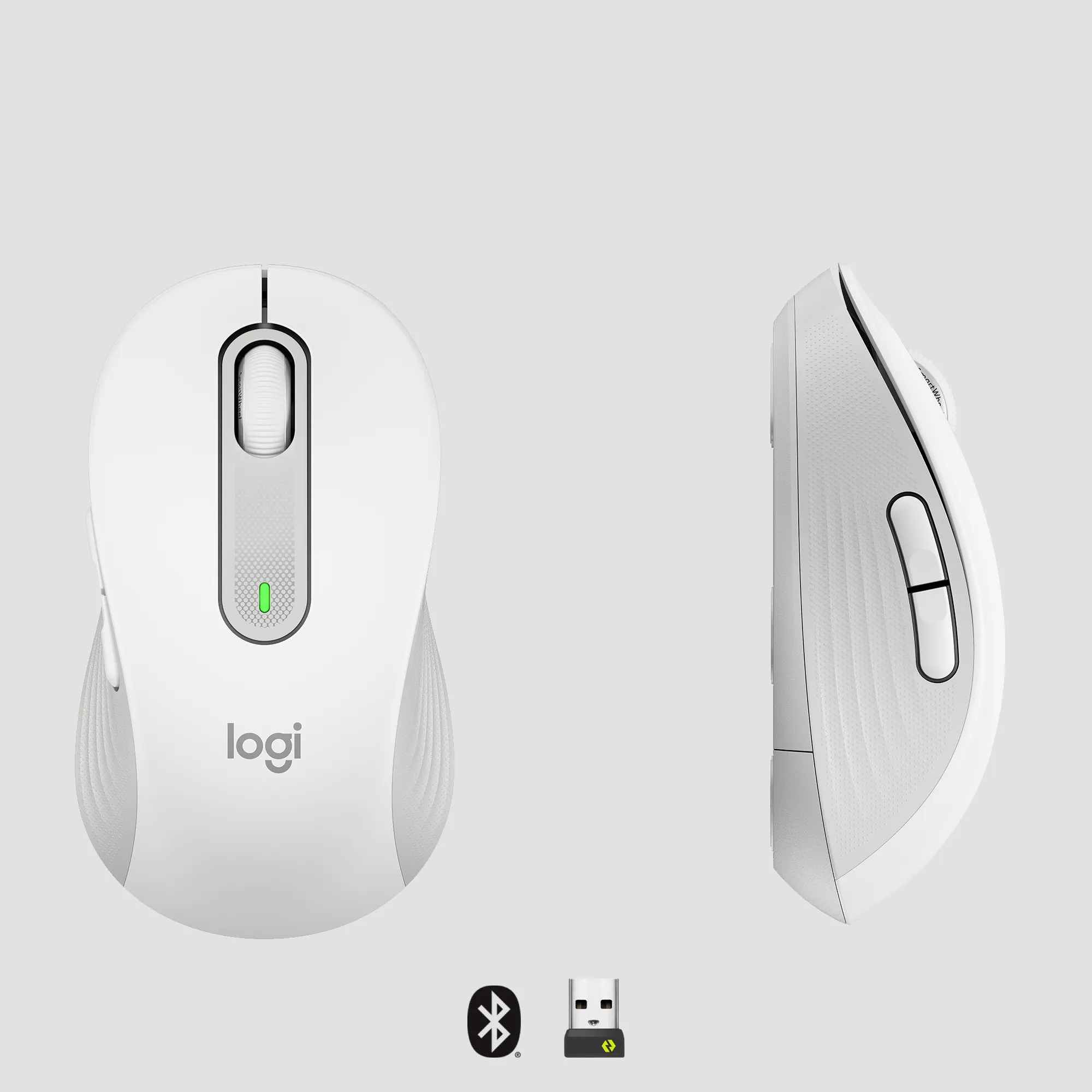 910-006255-logi M650 Signature Wireless Mouse-off-white-bt