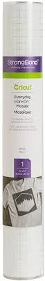 2006992 Cricut Everyday Iron-On 30x60cm (Mosiac Squares White)