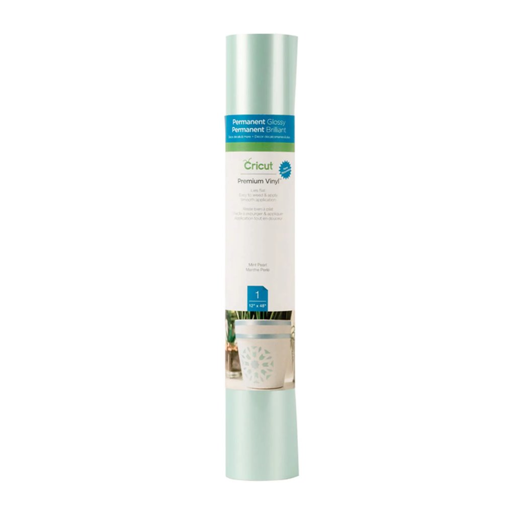 2008074 - Cricut Premium Pearl Pastel Vinyl Mint 30  5 cm x 122 cm