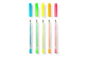 2009961 -Cricut 5 Glitter Gel Pens (0.8 mm) in Neon Pink Neon Orange Neon Yellow Neon Green Neon Blue
