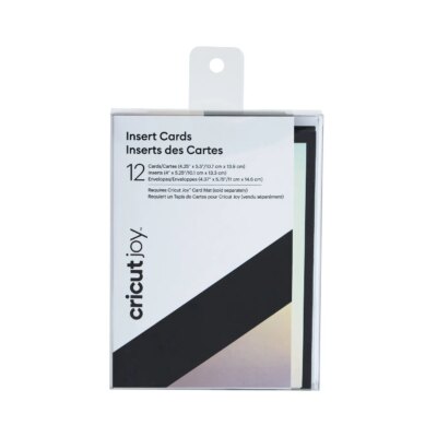 2008045 - Cricut Joy Insert Cards 12-pack (BlackHolo) .