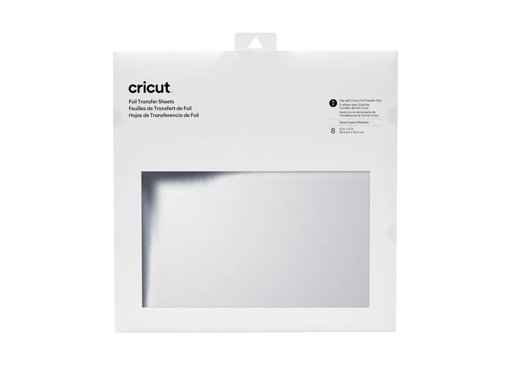 2008719 - Cricut Transfer Foil Sheets 30x30cm 8 sheets (Silver) .