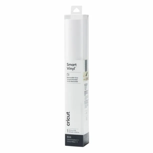 2008647 Cricut Smart Vinyl Removable 33X91Cm 1 Sheet (White)