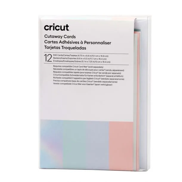 2009483 - Cricut Cut-Away Cards Pastel R40 (121 Cm X 168 Cm) 12-Pack