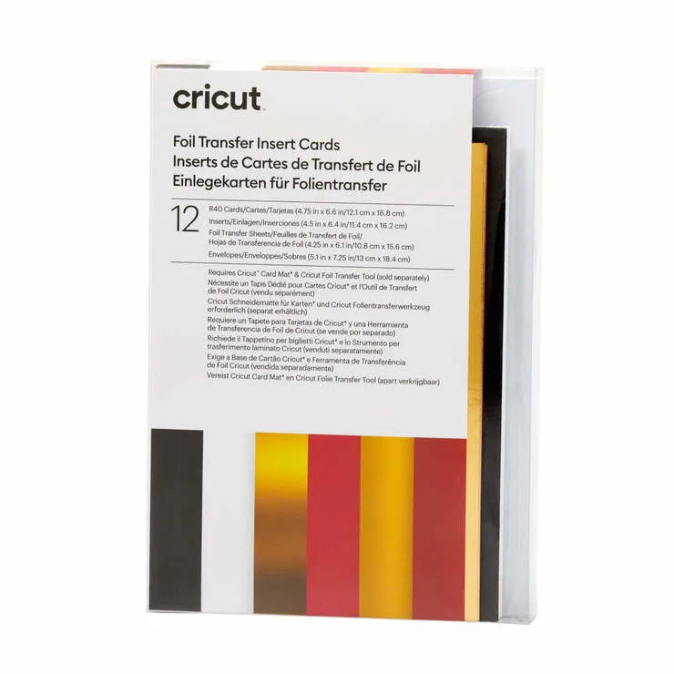 2009480 - Cricut Insert Cards Foil Royal Flush R40 (121 Cm X 168 Cm) 12-Pack