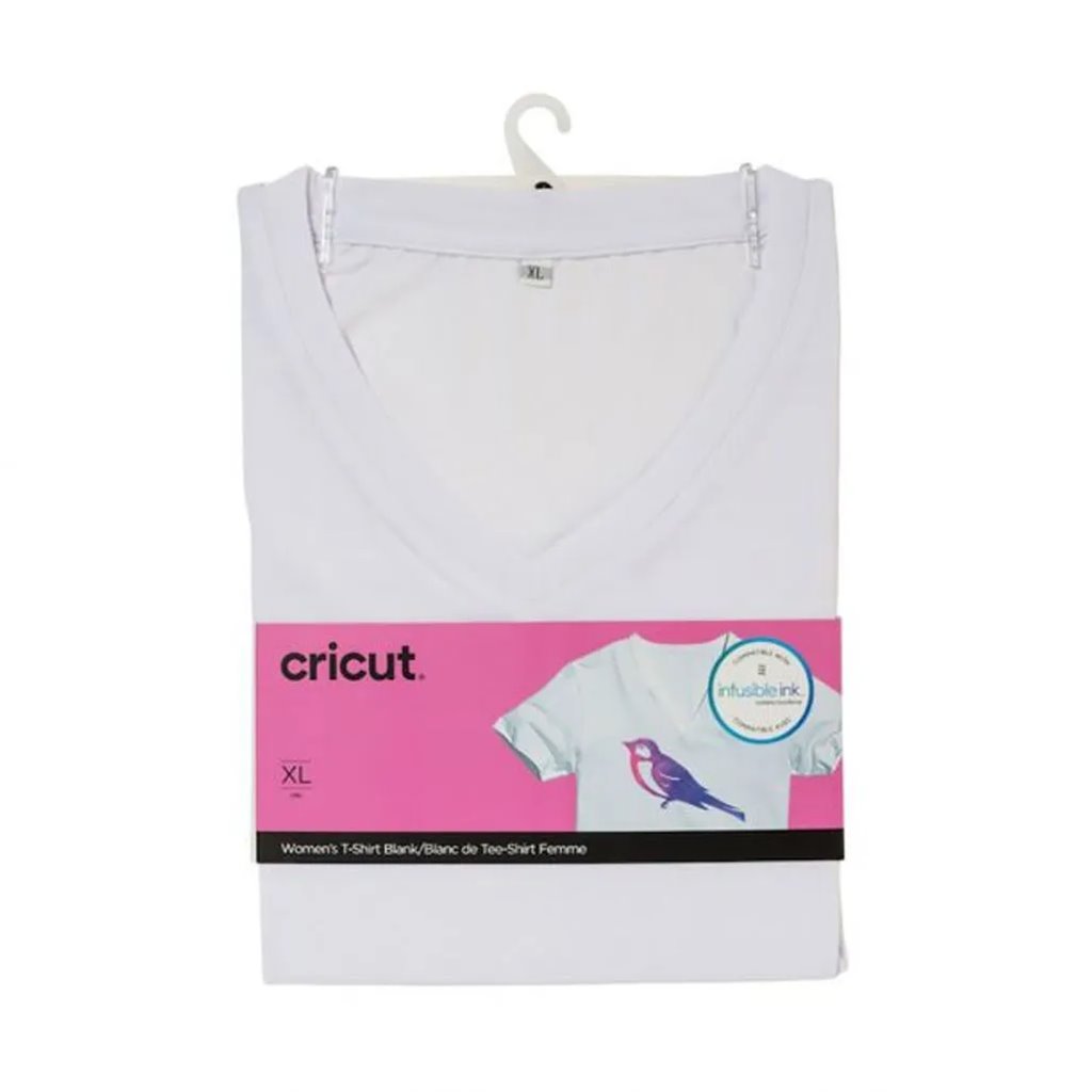 2007909 Cricut Infusible Ink Women's White T-Shirt (XL)