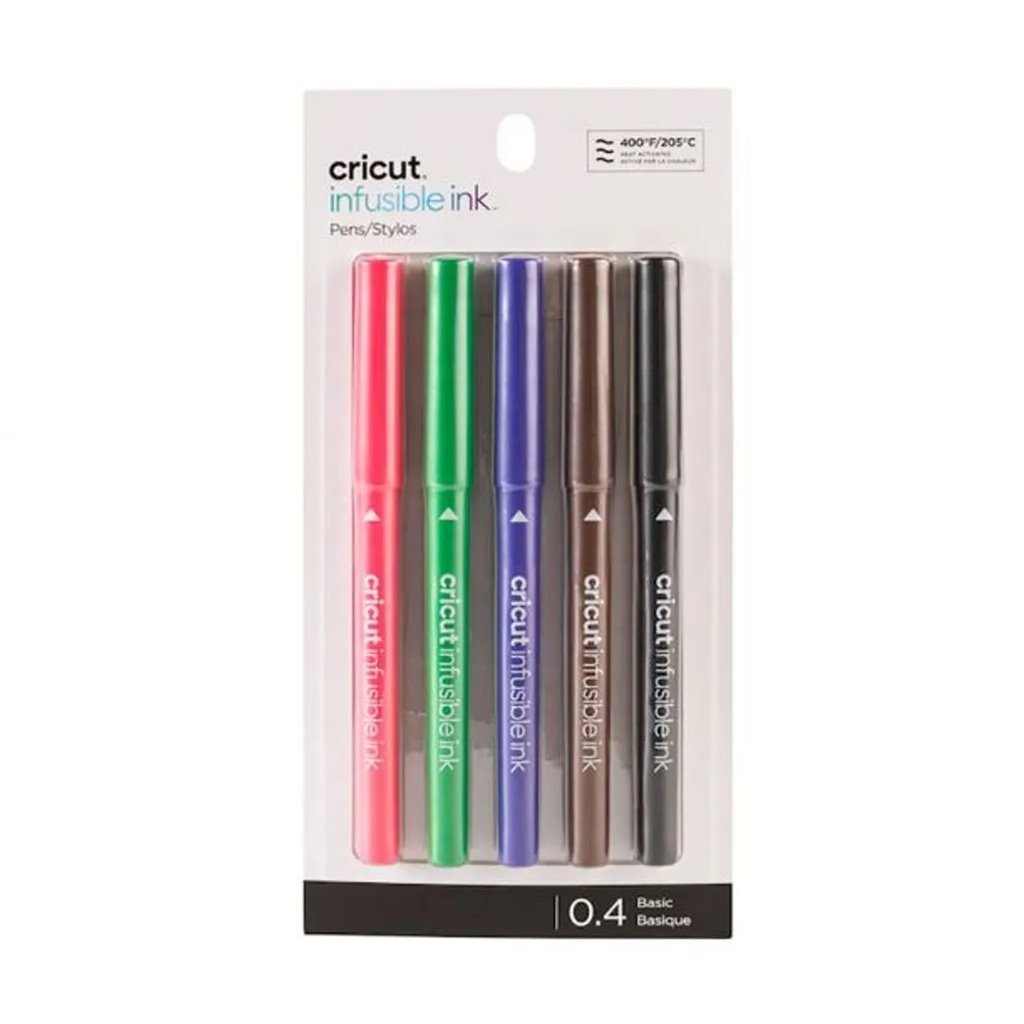 2006257 - Cricut ExploreMaker Infusible Ink Fine Point Pen Set 5-pack (Basics) .