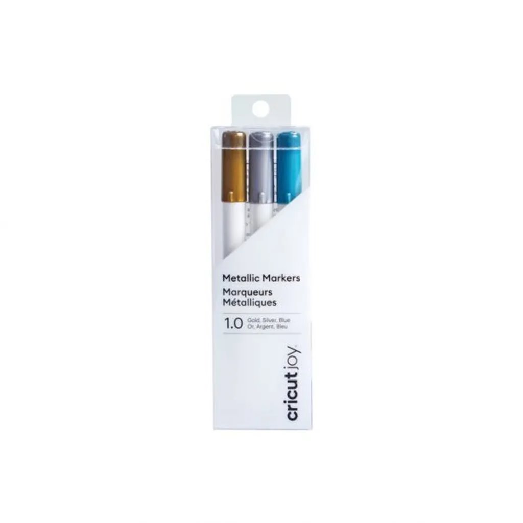 2008071 Cricut Joy Medium Point Markers 3-pack (Gold Silver Blue)
