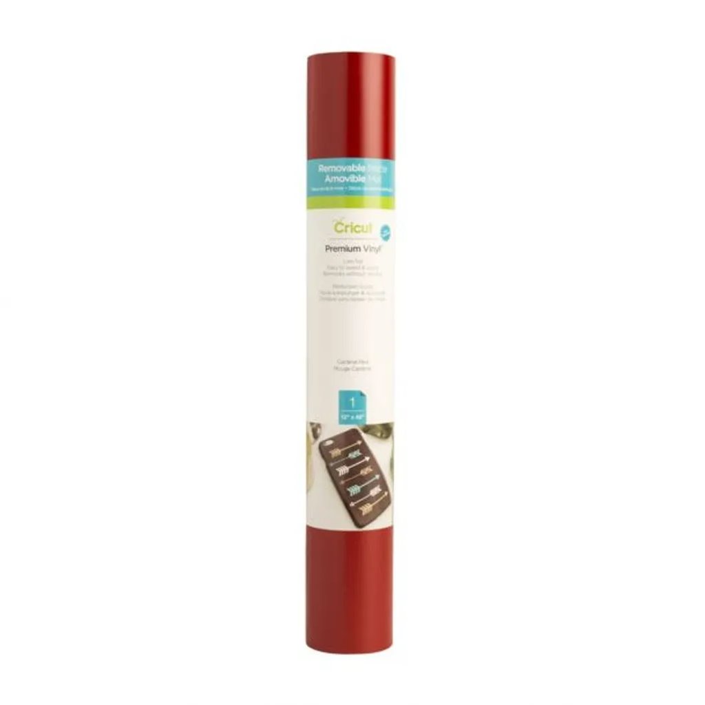 2004311 Cricut Premium Vinyl Removable 30.5 cm x 122 cm (Cardinal Red)