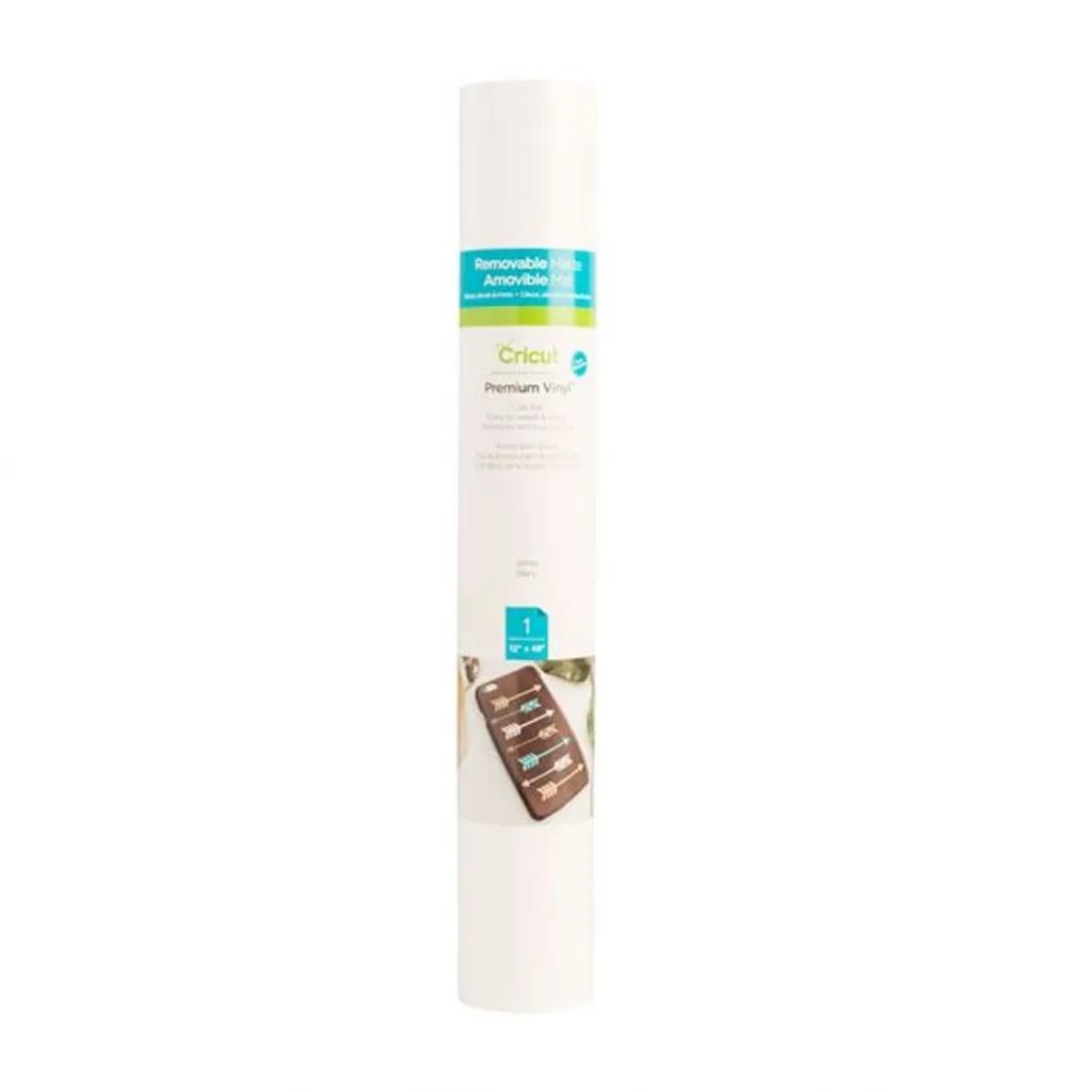 2004297 Cricut Premium Vinyl Removable 30.5 cm x 122 cm (White)