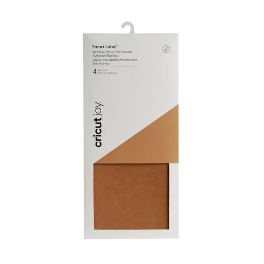 2007361 Cricut Joy Smart Labels 14x30cm 4-pack (Kraft Brown)