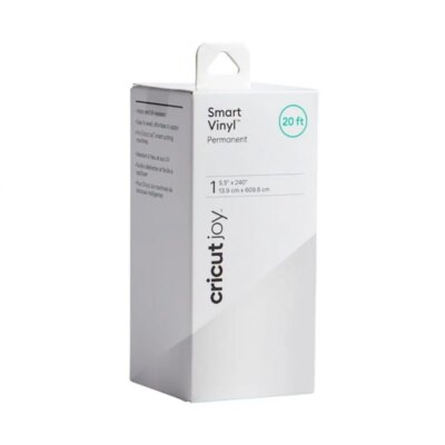 2008812 Cricut Joy Smart Vinyl – perm Value Roll 13.9 cm x 304.8 cm (White)