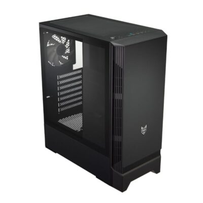 FSP CMT260 ATX Tempered Glass side panel - Black - Image 2