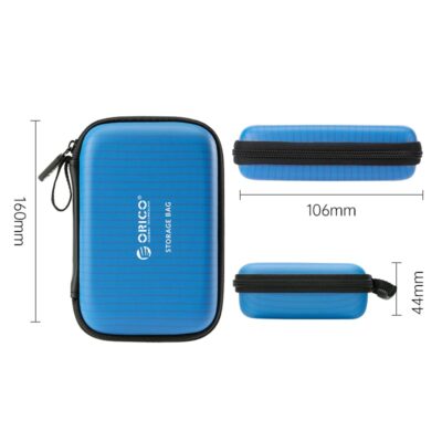 ORICO 2.5inch HDD Protection Case | Blue | PU and EVA - Image 2