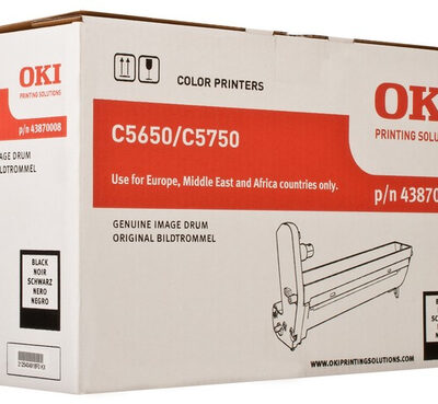OKI (43870008) BLACK DRUM