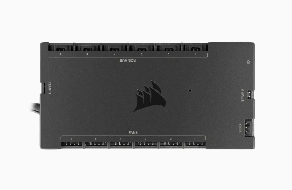 CORSAIR iCUE Commander CORE XT - Digital Fan Speed and RGB Lighting Controller.  6x Fan; 6x RGB