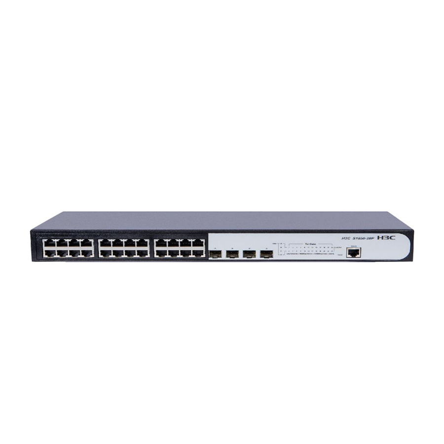 H3C S1850-10P 10-PORT GIGABIT ETHERNET SWITCH(8GE+2SFP)