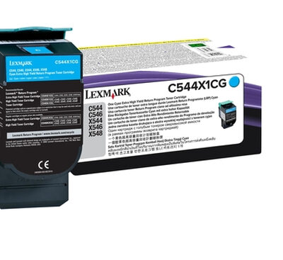 LEXMARK C544X1CG CYAN CARTRIDGE