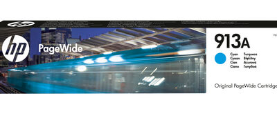 HP 913A CYAN ORIGINAL PAGEWIDE CARTRIDGE