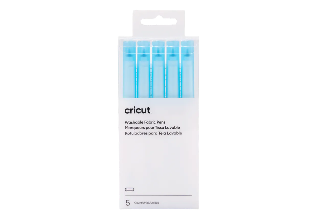 2004846 - CRICUT WASHABLE FABRIC PEN BLUE 1.0 (5PC) RTL