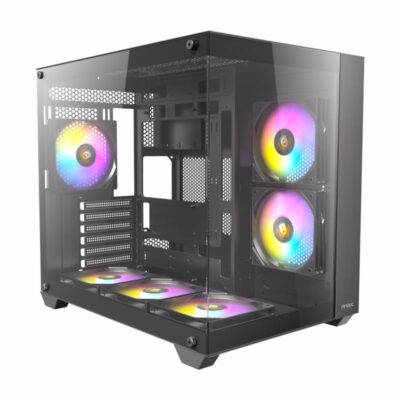 Antec CX800 Elite ATX | Micro-ATX | ITX ARGB Mid-Tower Dual Chamber Gaming Chassis - Black - Image 3