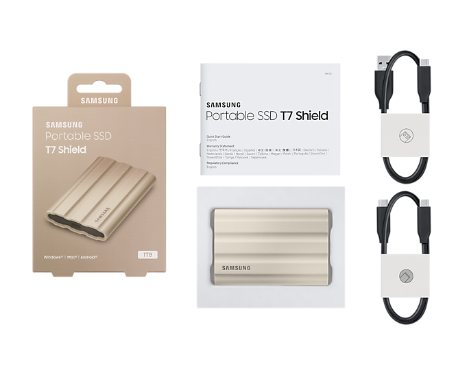 Samsung MU-PE1T0K/WW external solid state drive 1 TB Beige - Image 2