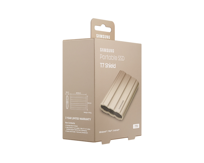 Samsung MU-PE1T0K/WW external solid state drive 1 TB Beige - Image 4