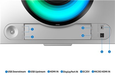 Samsung Odyssey OLED G9 G95SC LED display 49" 5120 x 1440 pixels Dual QHD Silver - Image 2