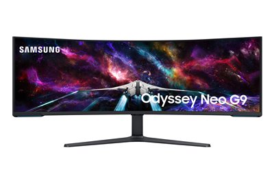 Samsung Odyssey Neo G9 G95NC LED display 144.8 cm (57") 7680 x 2160 pixels Dual UHD Black, White