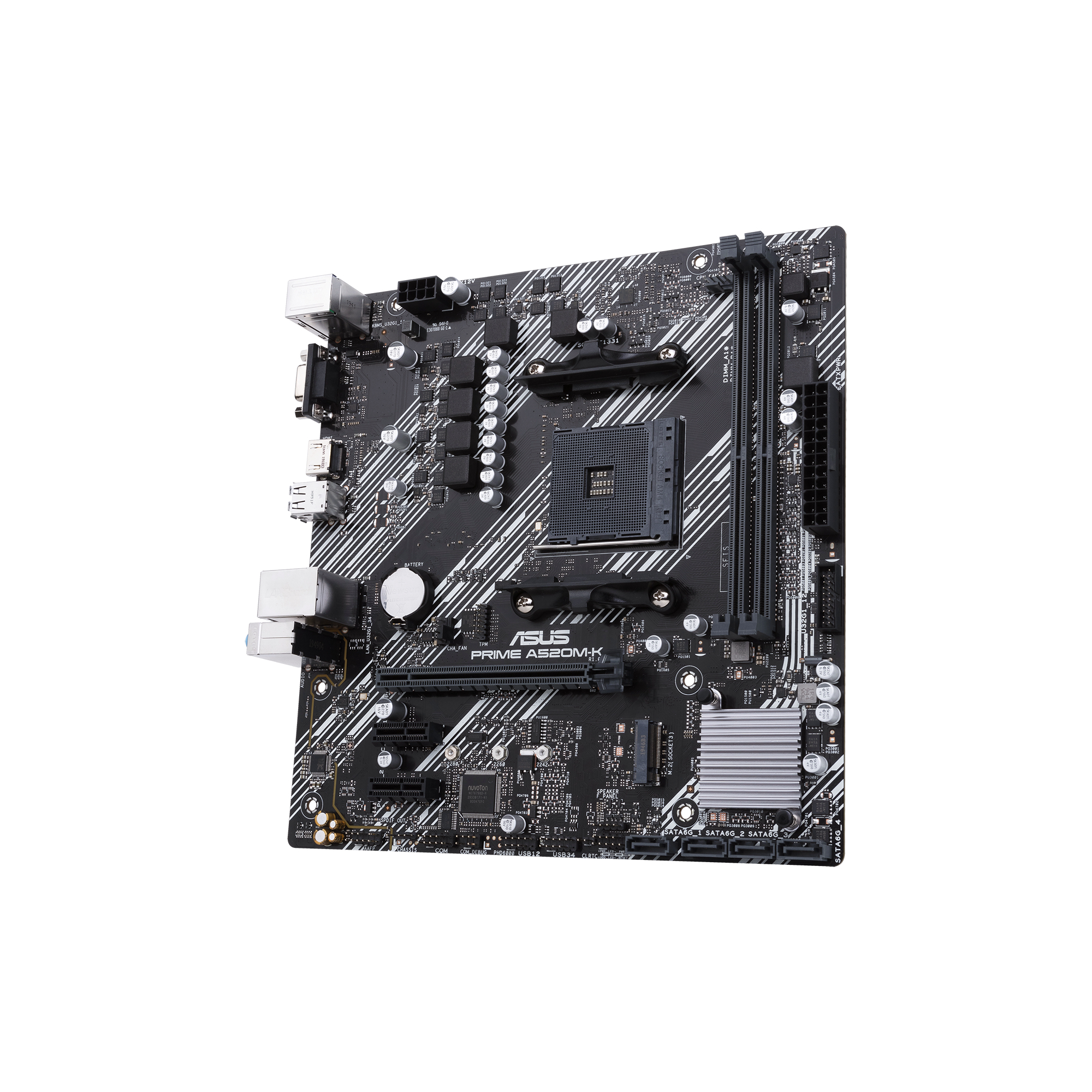 ASUS Motherboard-AM4-DDR4-2xDIMM-Max  64GB-1xM  2-4xSATA-1xPCIe3x16- 2xPCIe3x1-1xHDMI-1xD-Sub-RAID   - Image 5