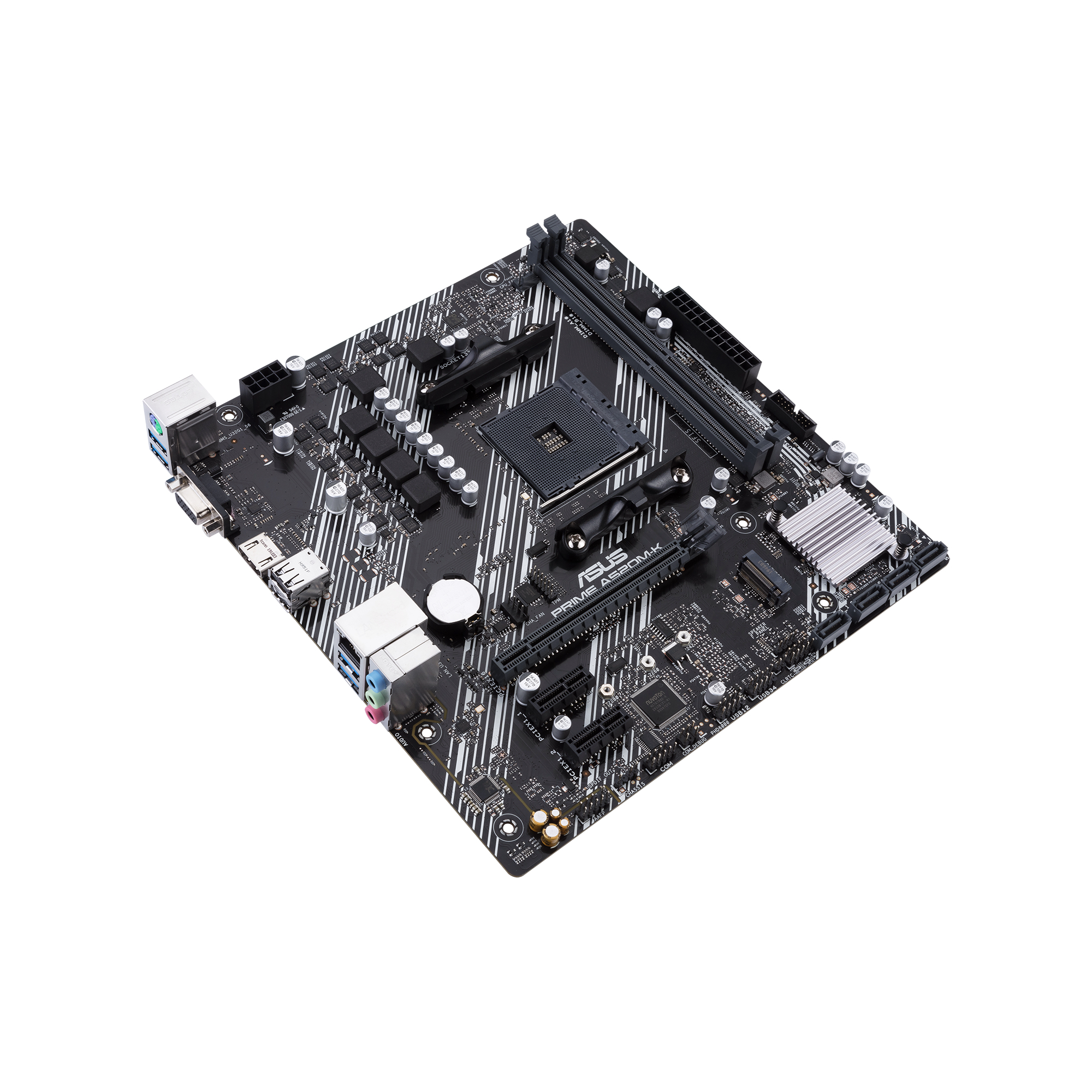 ASUS Motherboard-AM4-DDR4-2xDIMM-Max  64GB-1xM  2-4xSATA-1xPCIe3x16- 2xPCIe3x1-1xHDMI-1xD-Sub-RAID   - Image 4
