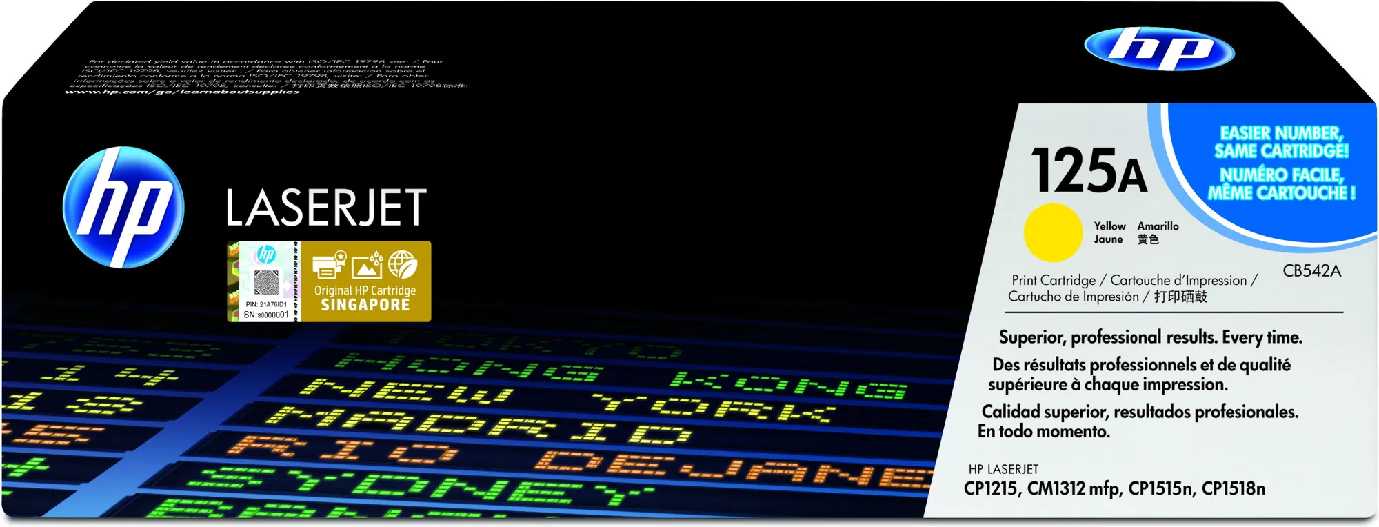 HP 125A LASERJET YELLOW TONER CARTRIDGE - Image 2