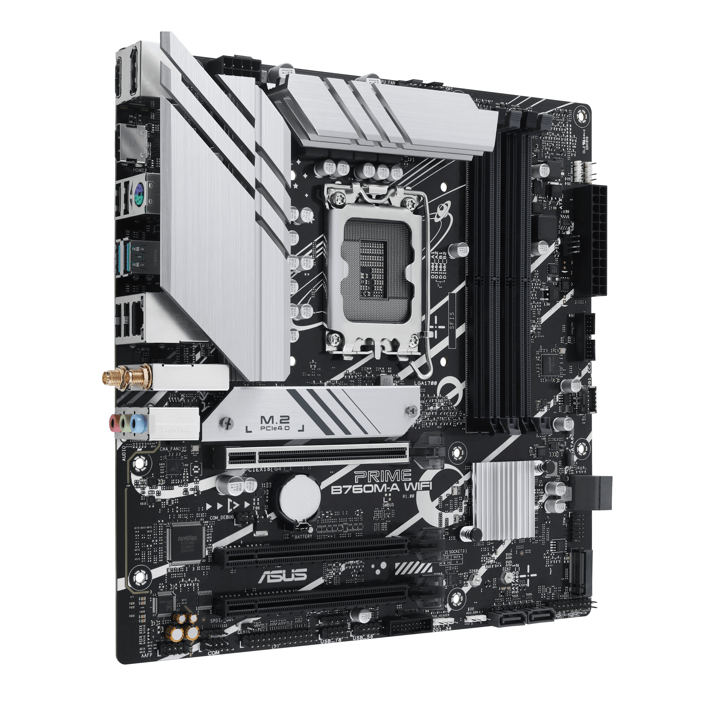 ASUS Motherboard-LGA1700-12-13-14th Gen-DDR5-4xDIMM-Max  128GB- 1xPCIe4x16- 1xPCIe4x16-1xPCIe4x16-2xM  2-4xSATA-1xHDMI-1xDP   - Image 6