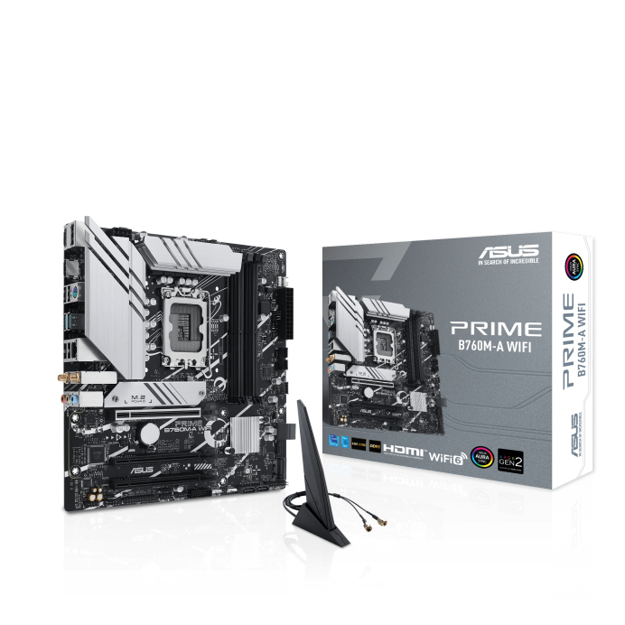 ASUS Motherboard-LGA1700-12-13-14th Gen-DDR5-4xDIMM-Max  128GB- 1xPCIe4x16- 1xPCIe4x16-1xPCIe4x16-2xM  2-4xSATA-1xHDMI-1xDP   - Image 3