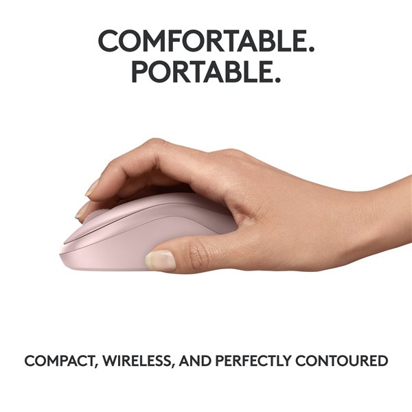 LOGITECH M240 SILENT BLUETOOTH MOUSE - ROSE GOLD - Image 5