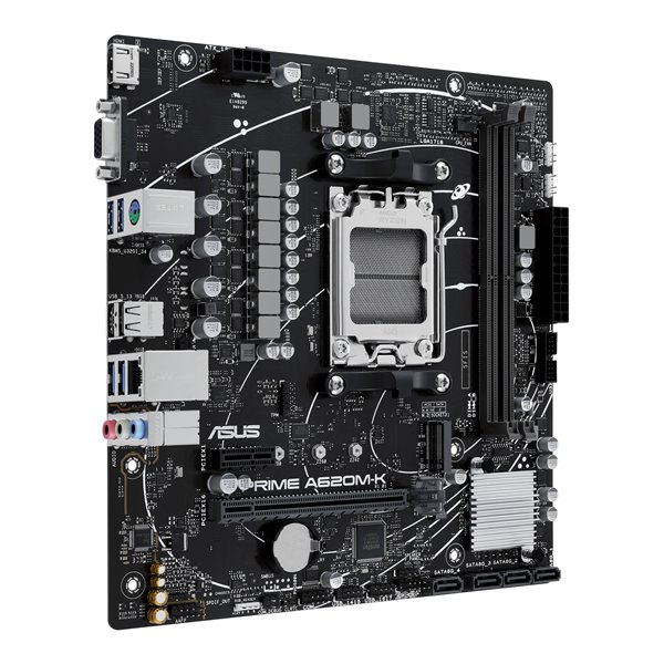 ASUS Motherboard-AM5-DDR5-2xDIMM-Max  96GB-1xPCIe4x16-1xPCIe3x1- 1xM  2-4xSATA-1xVGA-1xHDMI   - Image 2