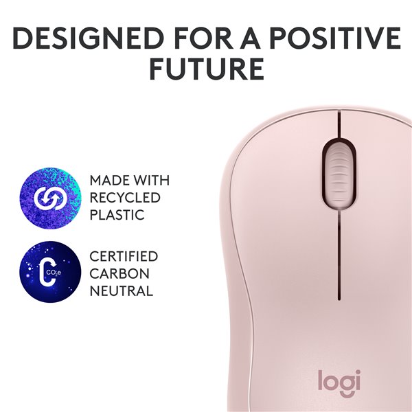 LOGITECH M240 SILENT BLUETOOTH MOUSE - ROSE GOLD - Image 2
