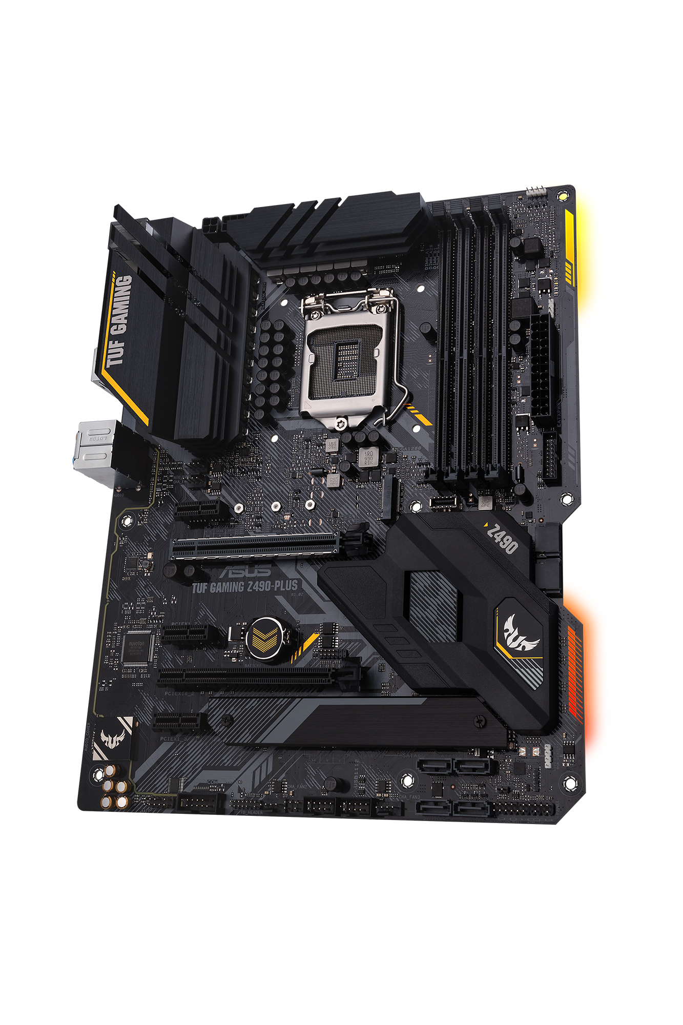 ASUS TUF GAMING Z490 PLUS LGA1200 4x DDR4 1 x PCIe 3 0x16 + 1 x PCIe 3 0-2 0 x16 (@x4 mode) + 3 x PCIe x1 6x SATA 2x M 2 1 - Image 3