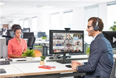 981-000854 - Logitech VC Headset Zone Wireless  Bluetooth headset Teams Certified - Image 10