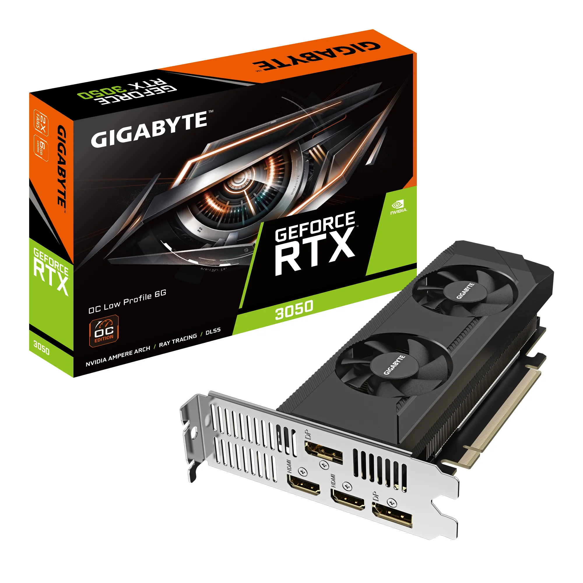 GIGABYTE GeForce RTX 3050 OC Low Profile 6G NVIDIA 6 GB GDDR6 - Image 2