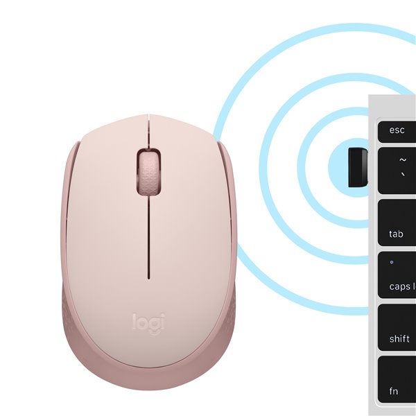 LOGITECH M171 WIRELESS MOUSE - ROSE GOLD - Image 19