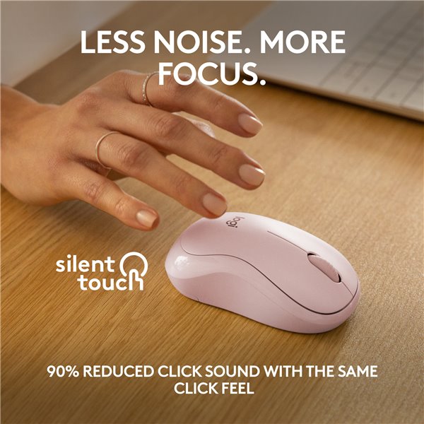 LOGITECH M240 SILENT BLUETOOTH MOUSE - ROSE GOLD - Image 7