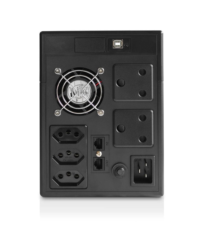 RCT 2400VAS LINE-INTERACTIVE UPS 1440W 1 x USB Comm PORT; 2x SA WALL; 3 x New SA SOCKET BATTERY 6 MONTH WARRANTY ONLY!