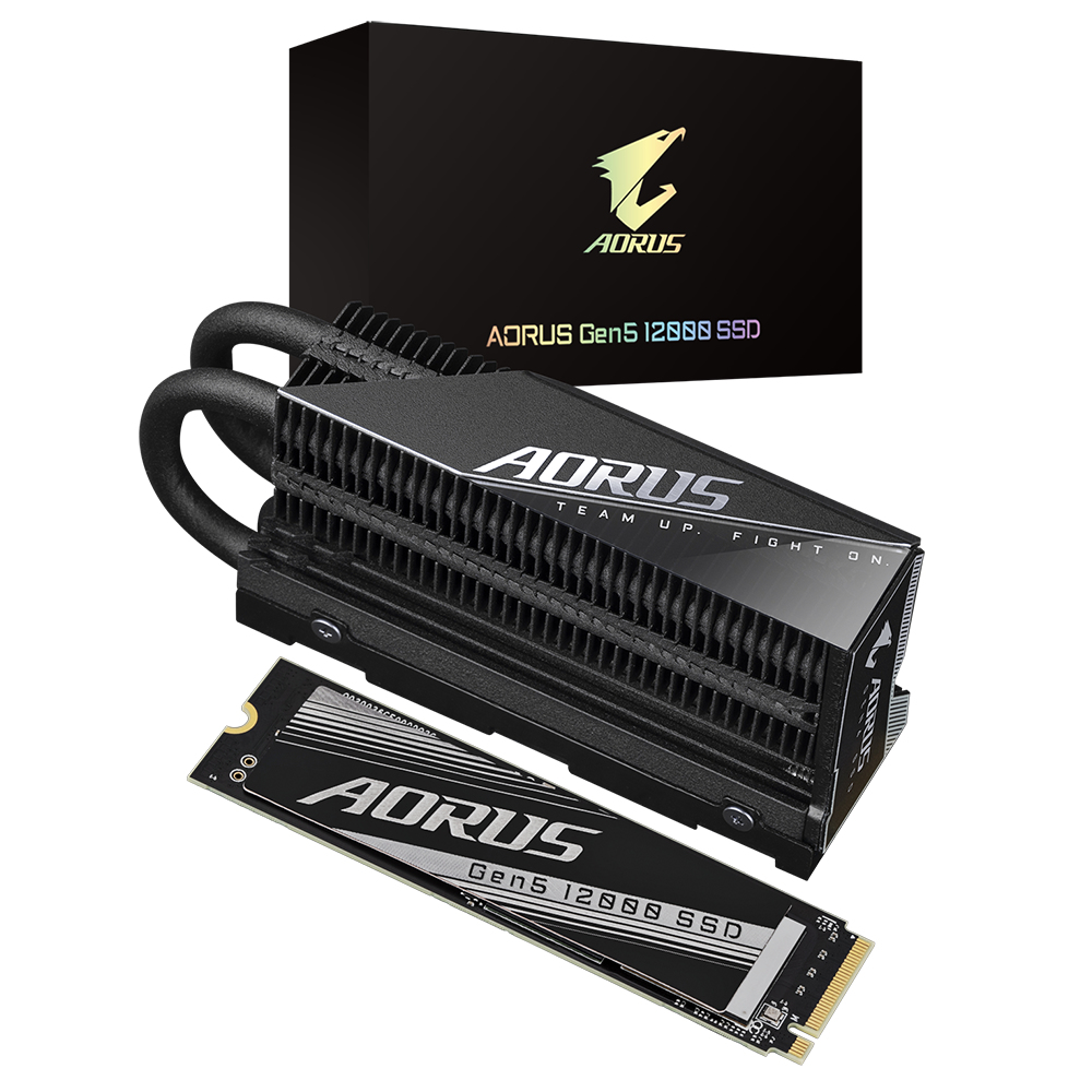 GIGABYTE AORUS Gen5 12000 1 TB M.2 PCI Express 5.0 NVMe 3D TLC NAND - Image 2