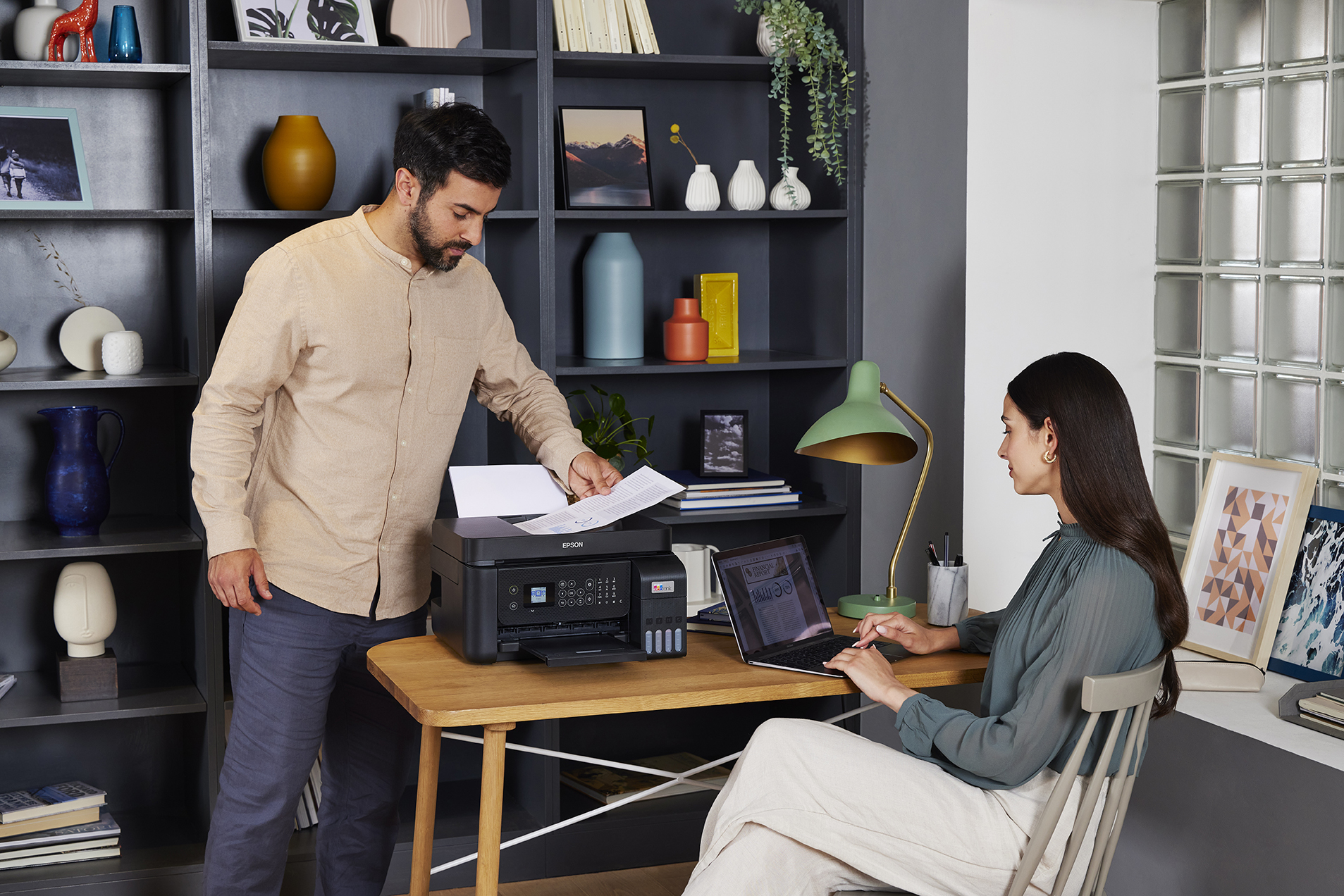 Epson EcoTank L5290 4-in-1 with Wi-Fi Direct and Ethernet Printer (Black) - Image 3