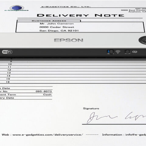 Epson WorkForce DS-80W Wireless Mobile Scanner